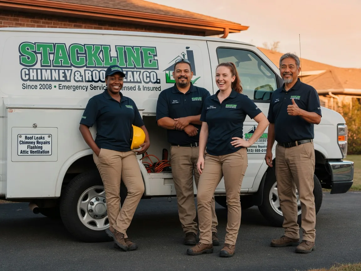 Chimney flashing repair company in Garden, MI